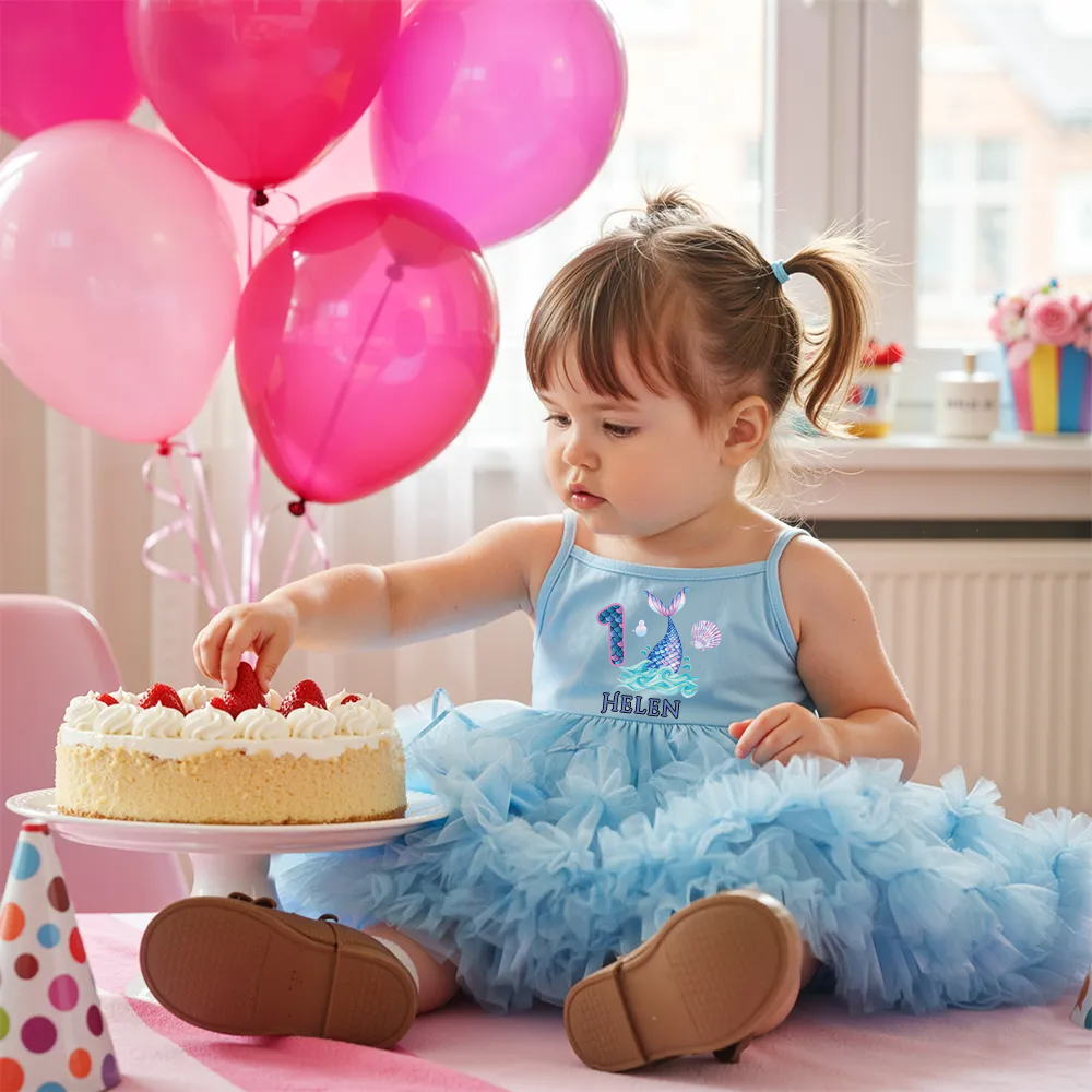 Personalized GirlMermaid/Unicorn Birthday TUTU Dress| Dress92