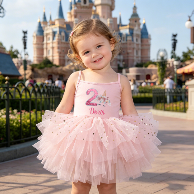 Personalized Girl Birthday Unicorn Tutu Dress| Dress97