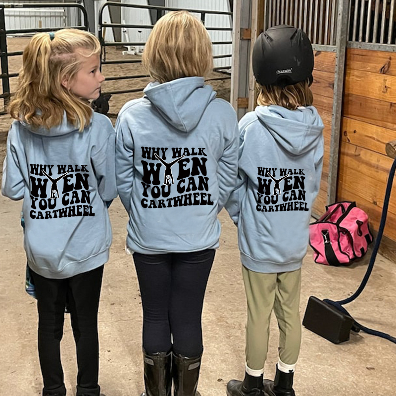 Personalized Kids Gymnastics Cozy Hoodie| Cloth11605