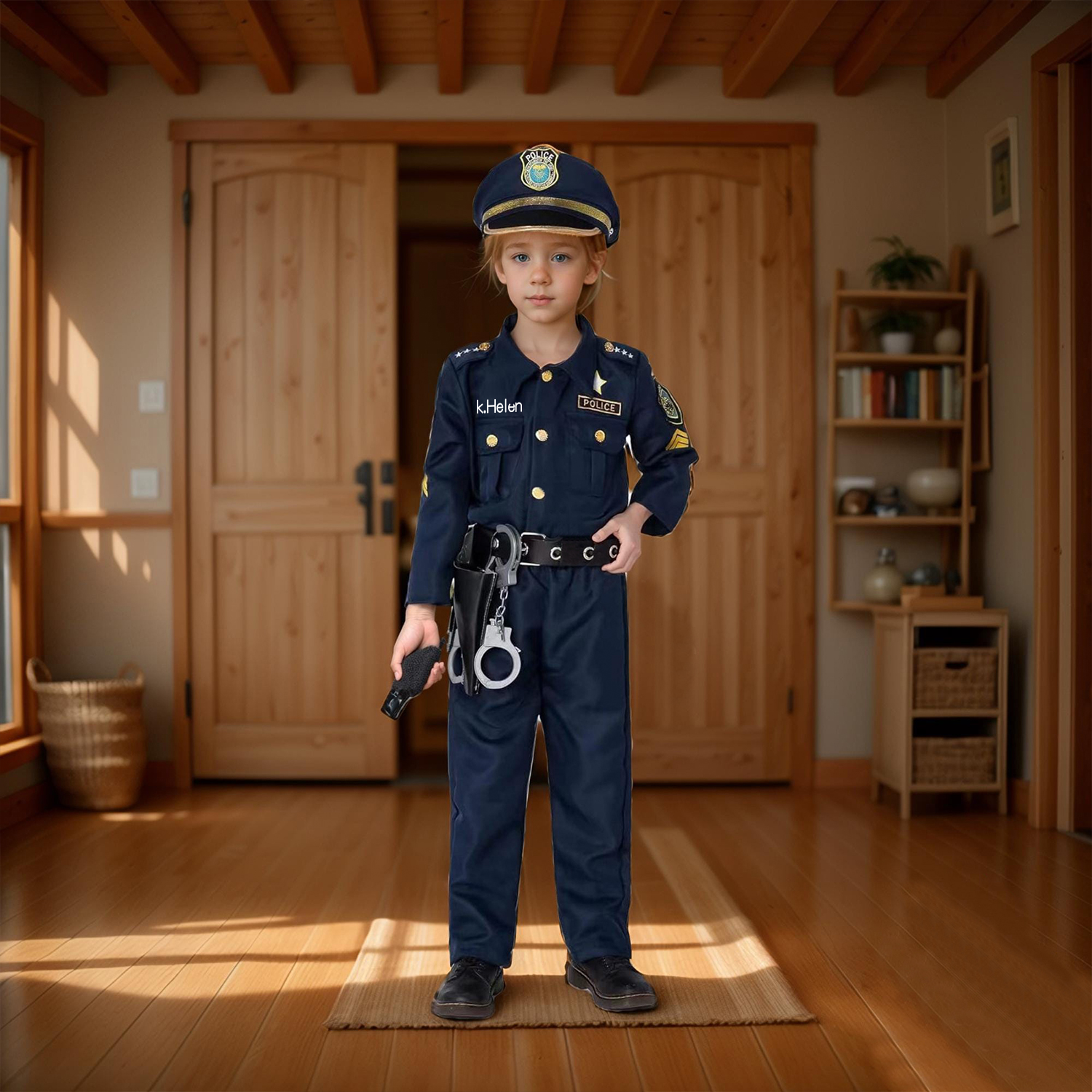 [Copy]Personalized Kids Embroidery Costume Doctor Coat| YESHalloween02