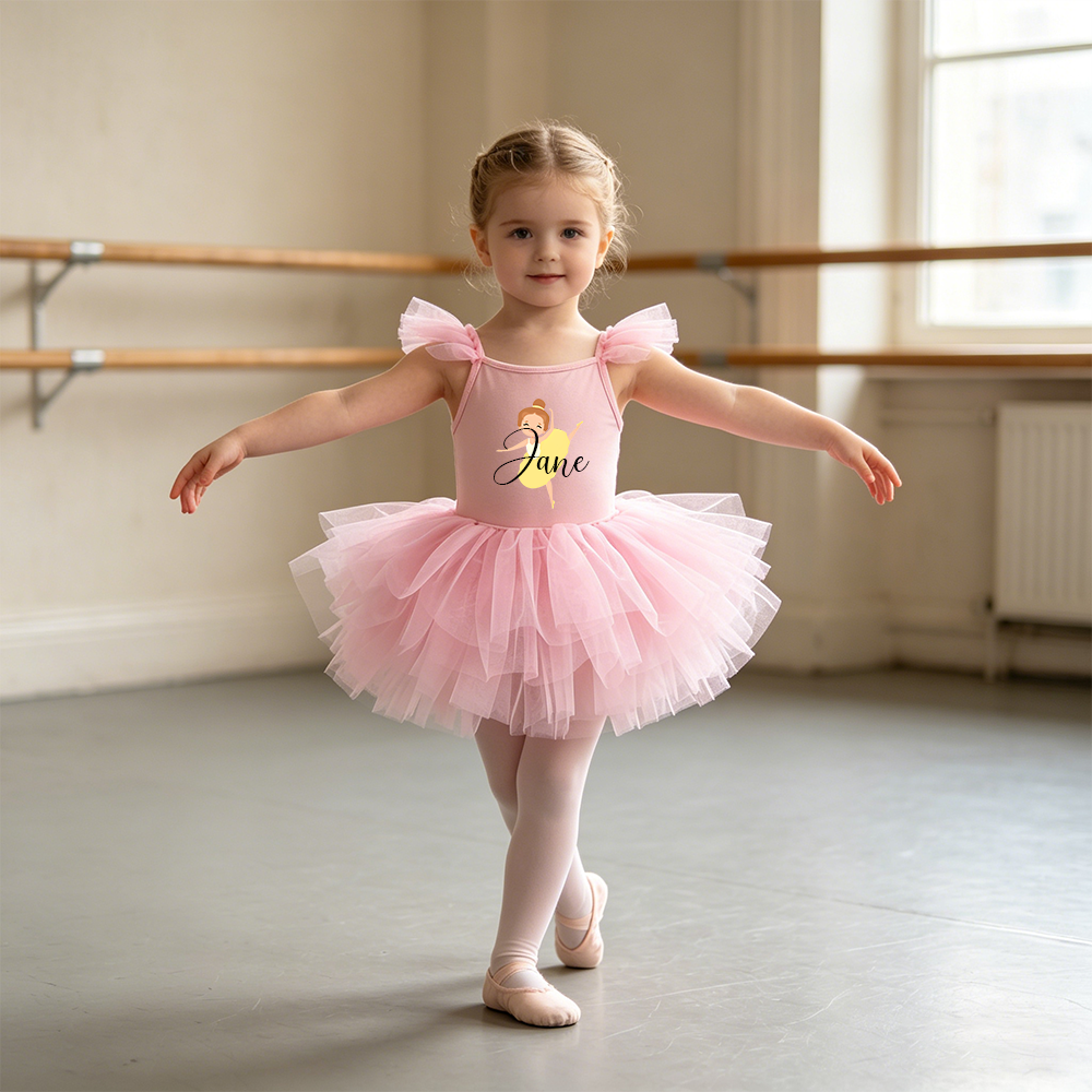 Personalized Girl Ballet Dance Tutu Dress| Dress88