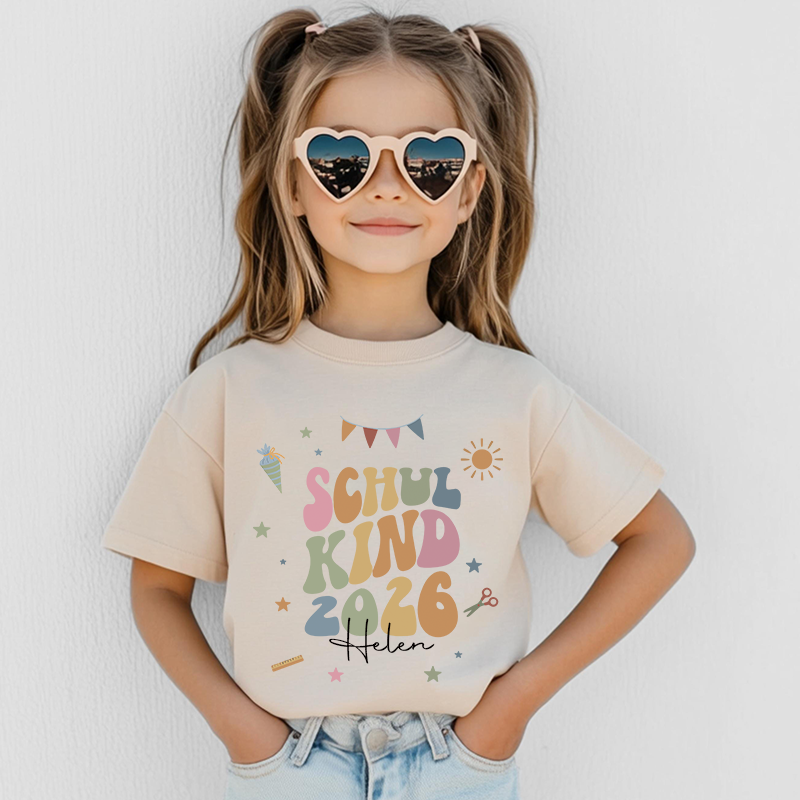 Personalized Girls Back To School T-Shirt| Cloth1489