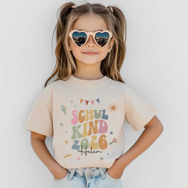 Personalized Girls Back To School T-Shirt| Cloth1489