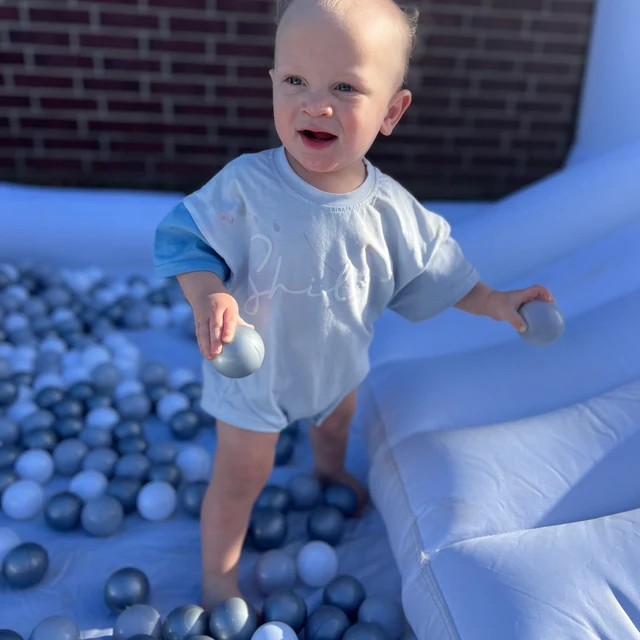 Personalized Baby Puff Name Short Sleeve Shirt Romper| BBCloth48