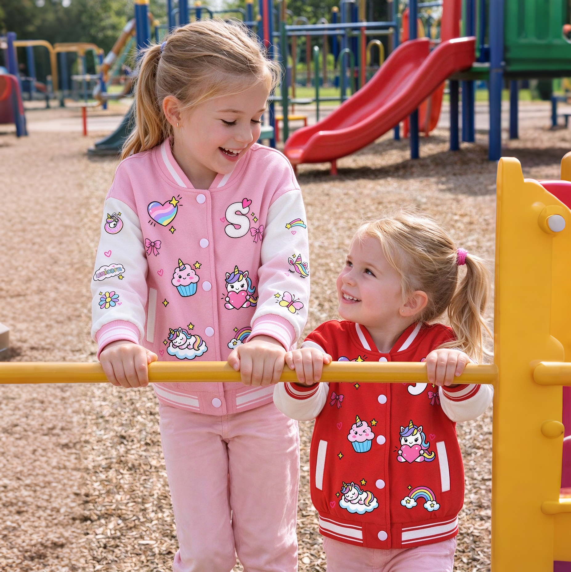 Personalized Kids Unicorn Varsity Jacket | Cloth290