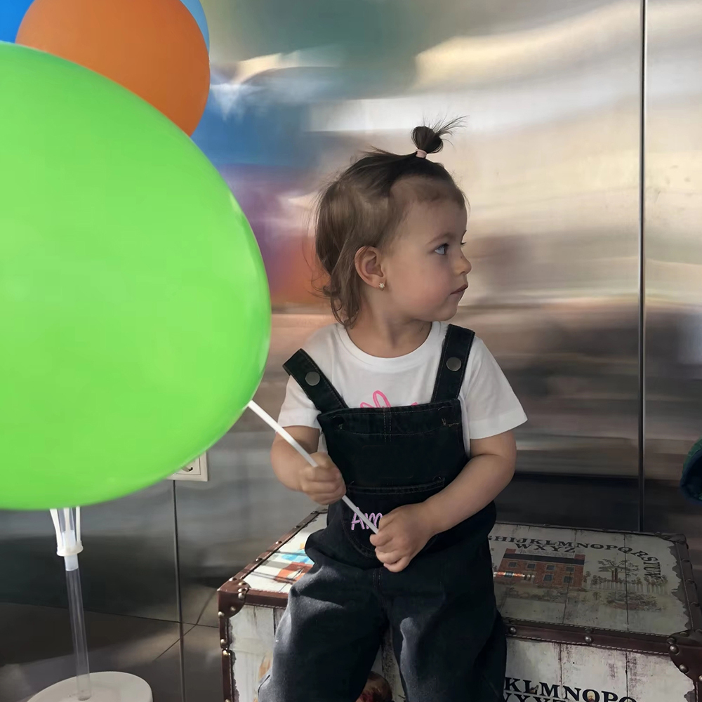 Personalized Kids Embroidered Denim Overalls| Pants21