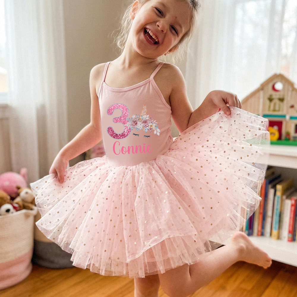 Personalized Girl Birthday Unicorn Tutu Dress| Dress97