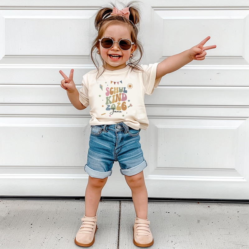 Personalized Girls Back To School T-Shirt| Cloth1489
