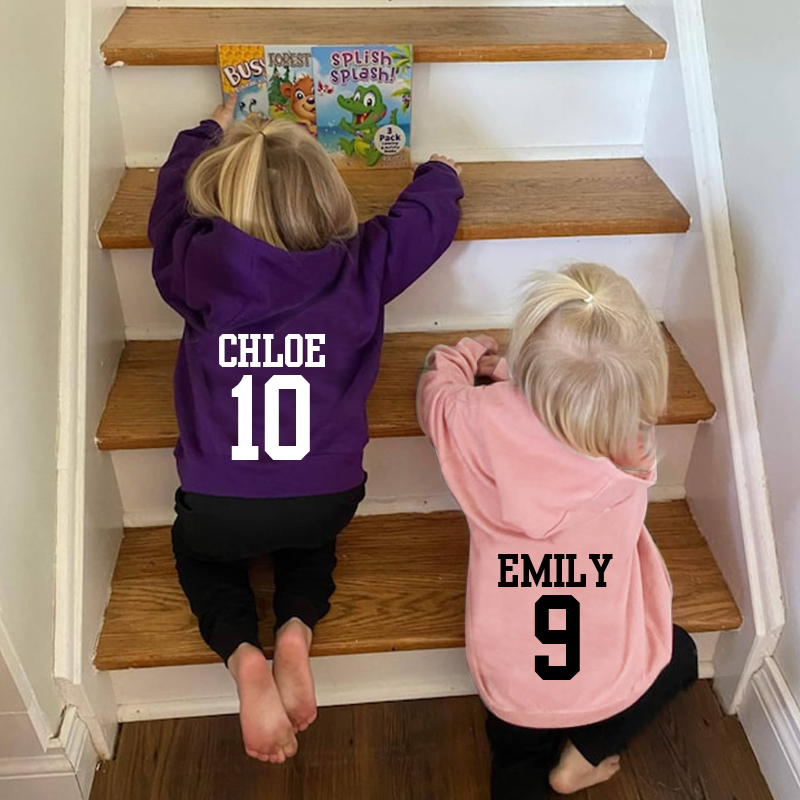 Personalized Kids Football Cozy Hoodie| Cloth11604