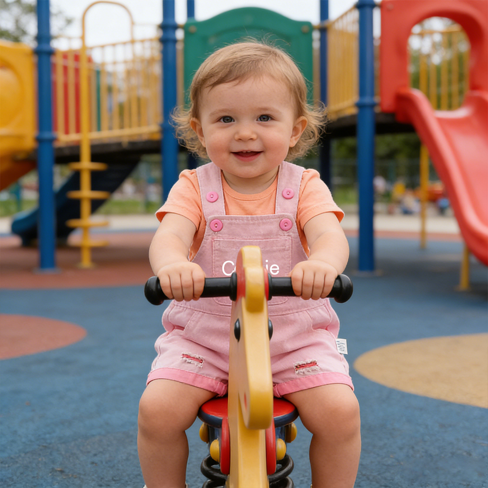 Personalized Kids Color Denim Overalls| Pants53