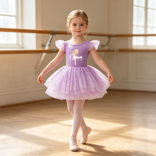 Personalized Girl Ballet Dance Tutu Dress| Dress93