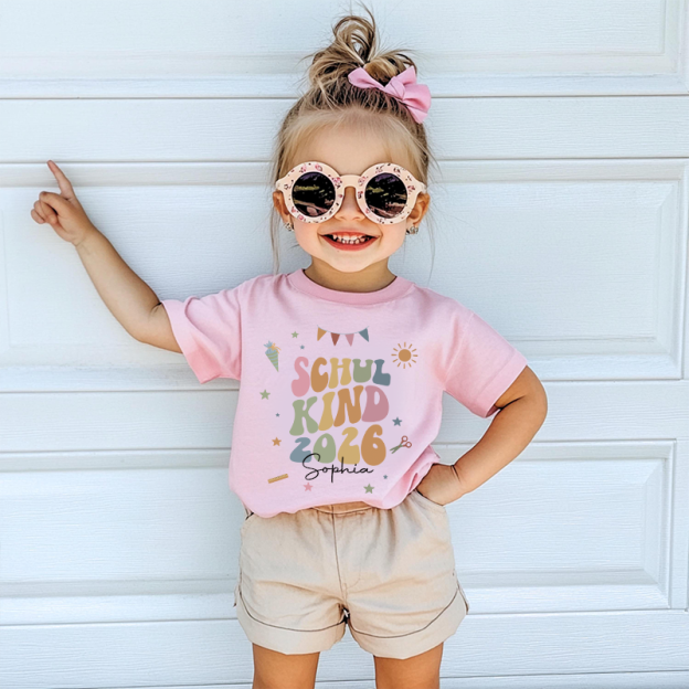 Personalized Girls Back To School T-Shirt| Cloth1489