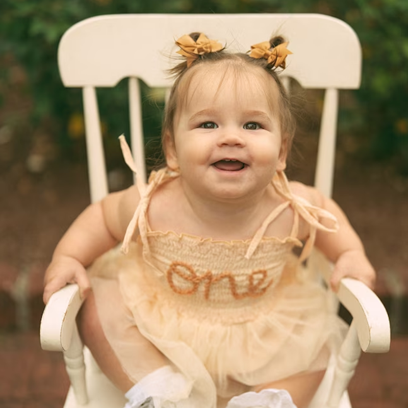 Personalized Baby Tutu Embroidered One Birthday Romper| BBCloth41