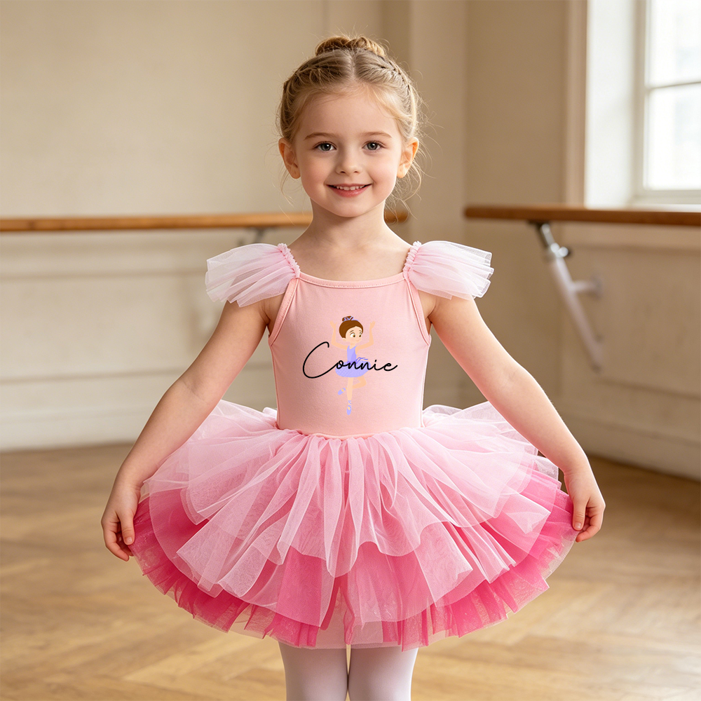 Personalized Girl Ballet Dance Tutu Dress| Dress88