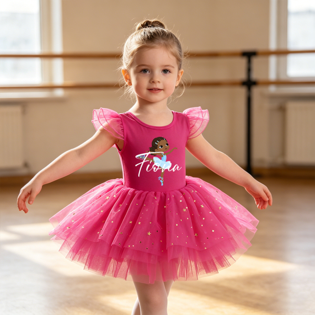 Personalized Girl Ballet Dance Tutu Dress| Dress93