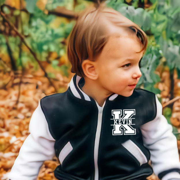 Personalized Kids Sports Initial Name Jacket| Cloth185