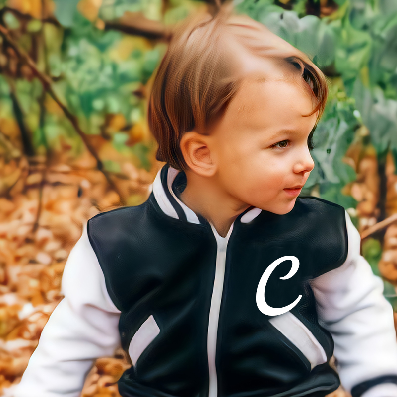 Personalized Kids Sports Initial Name Jacket| Cloth77