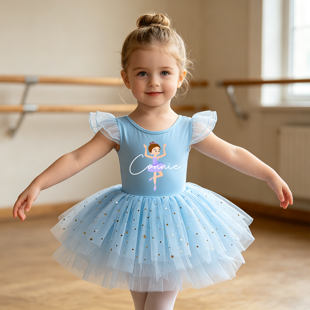 Personalized Girl Ballet Dance Tutu Dress| Dress93