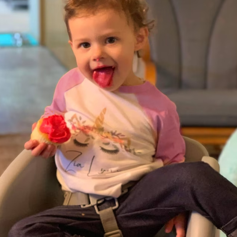 Personalized Girls Floral Unicorn Long Sleeves Shirt| Cloth110