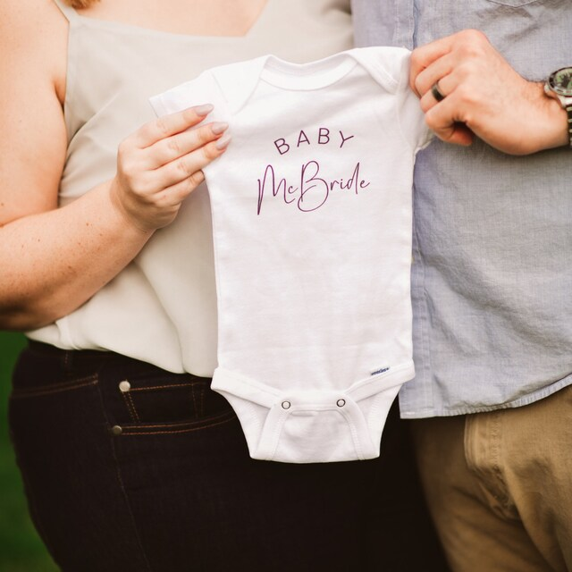 Personalized Pink Rabbit Initial Baby Onesie| BBCloth08