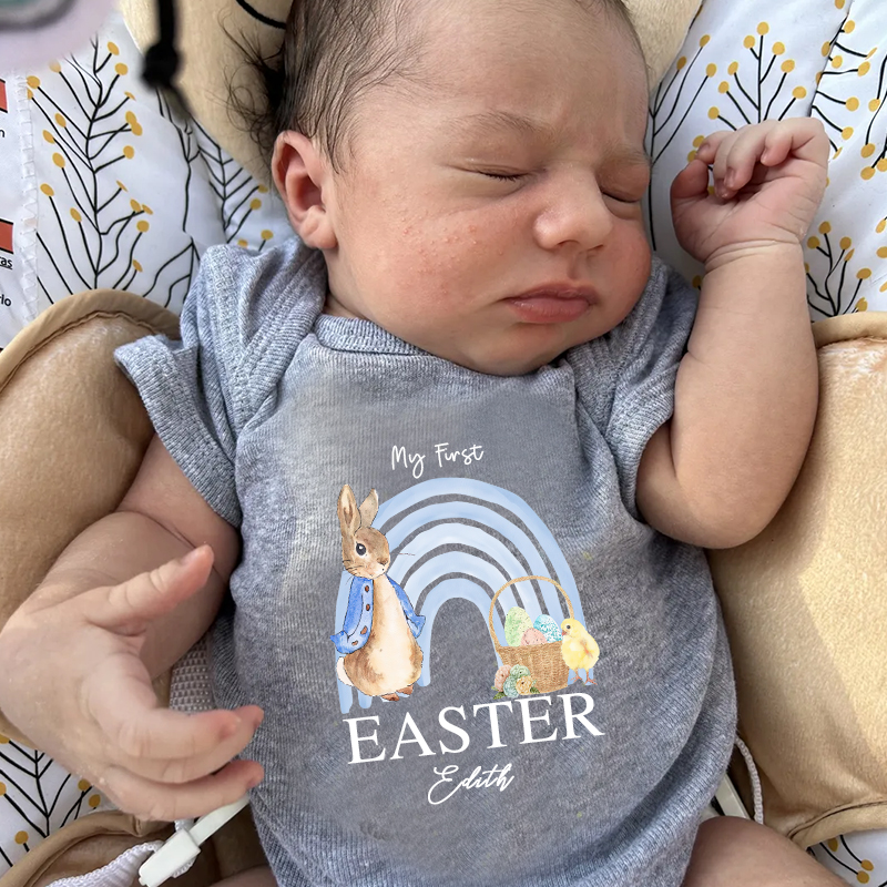 Personalized Baby Bunny Cozy Onesie| BBCloth22