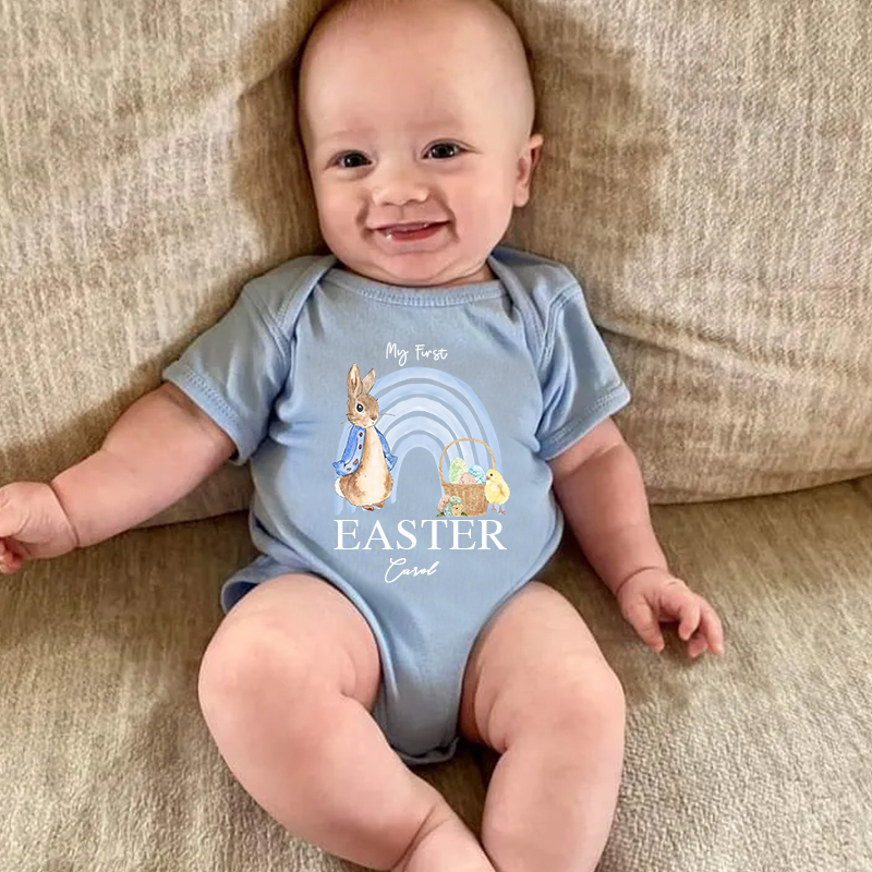 Personalized Baby Bunny Cozy Onesie| BBCloth22
