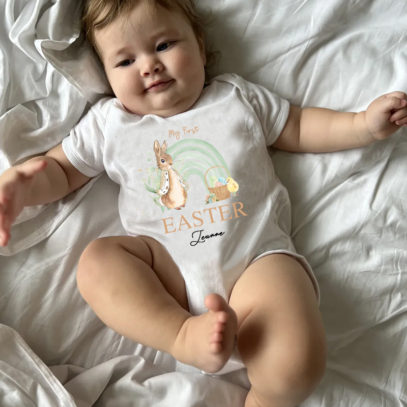 Personalized Baby Bunny Cozy Onesie| BBCloth22