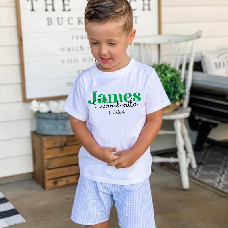 Personalized Kids School child T-Shirt| Cloth1406