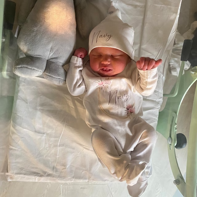 Personalized Baby Girl Newborn Going Home Bodysuit| BBCloth29