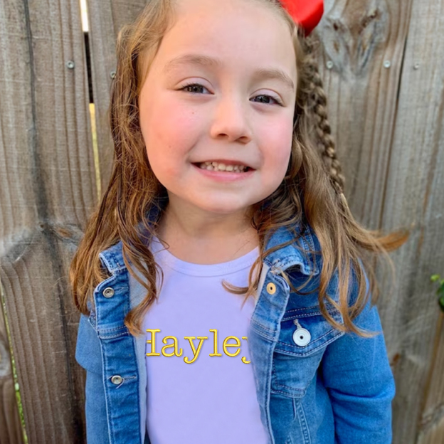 Personalized Girls Embroidered Short Sleeve Ruffle Shirt| Cloth141