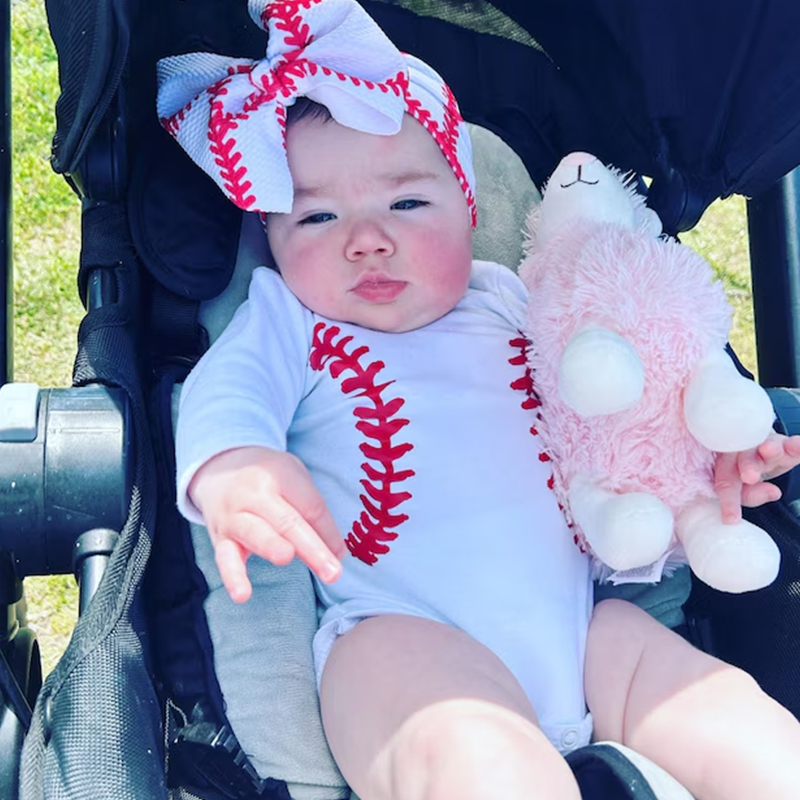 Personalized Baby Newborn Baseball Onesie| BBCloth36