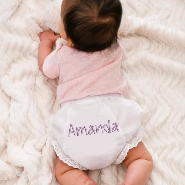 Personalized Baby Bloomers Name Diaper Cover| BBCloth49