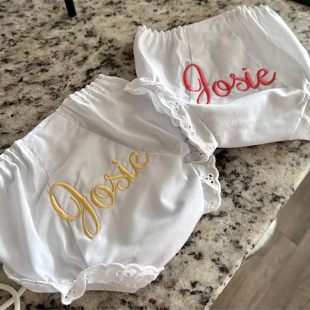 Personalized Baby Bloomers Name Diaper Cover| BBCloth49