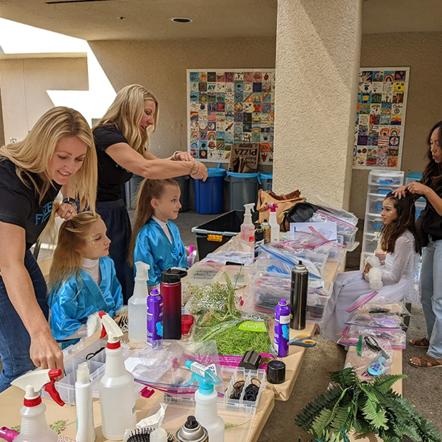 Personalized Girls Dance Party Silk Robe| Cloth160