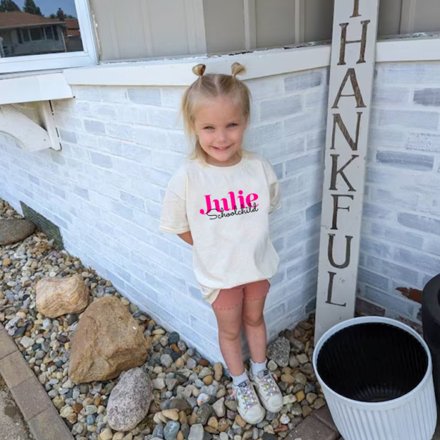 Personalized Kids School child T-Shirt| Cloth1406