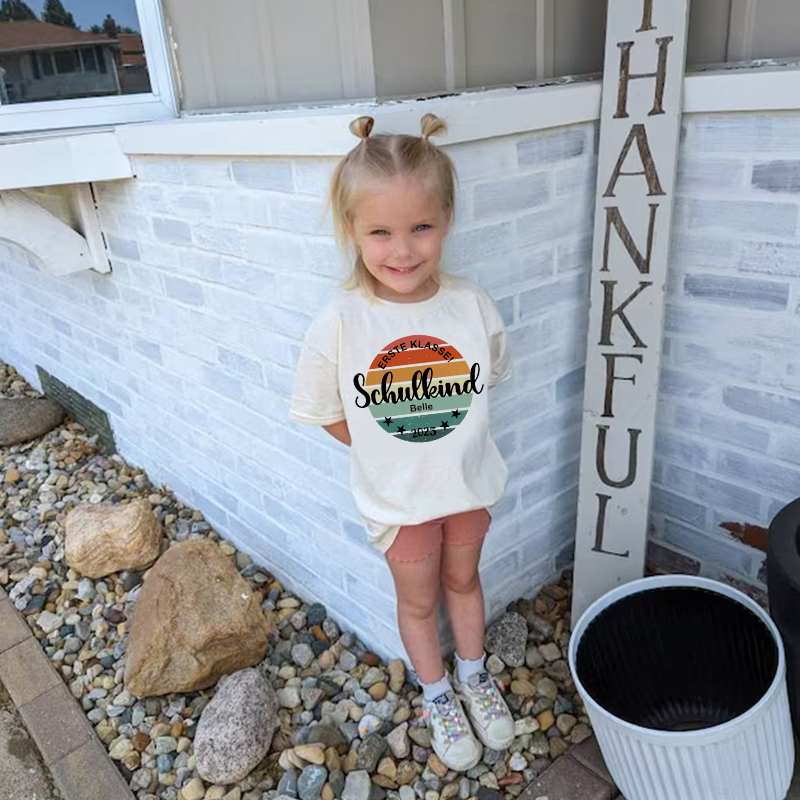 Personalized Kids Back To School T-Shirt| Cloth1484