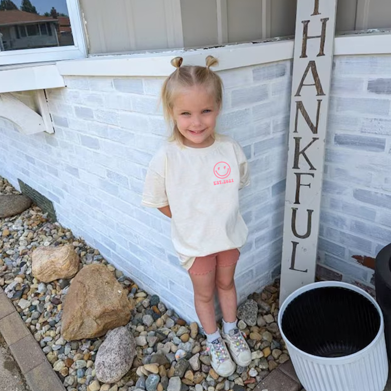 Personalized Girls Birthday Comfort Colors T-Shirt| Cloth172