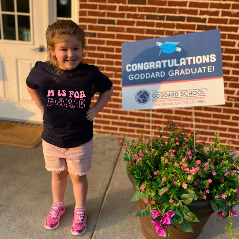 Personalized Kids N is for Name Retro T-Shirt| Cloth168