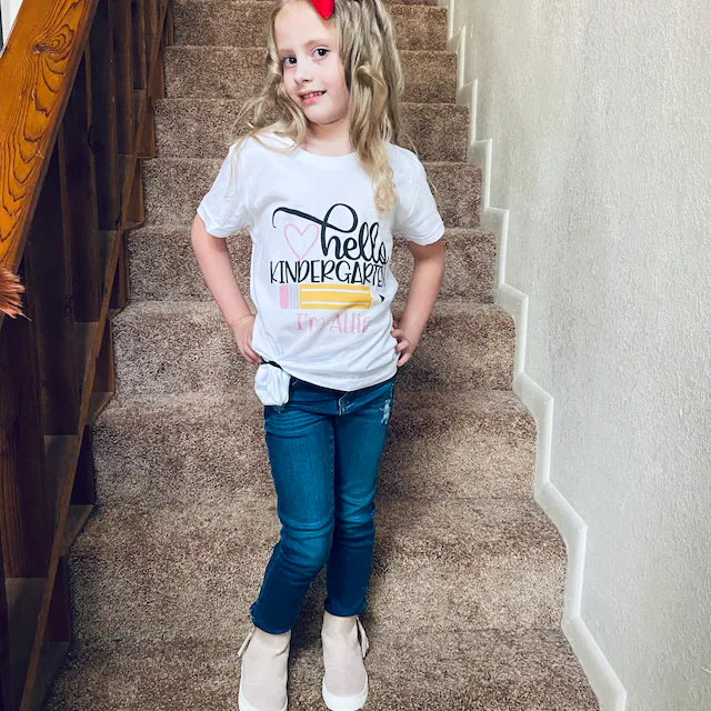 Personalized Kids First Day Of School T-Shirt| Cloth167