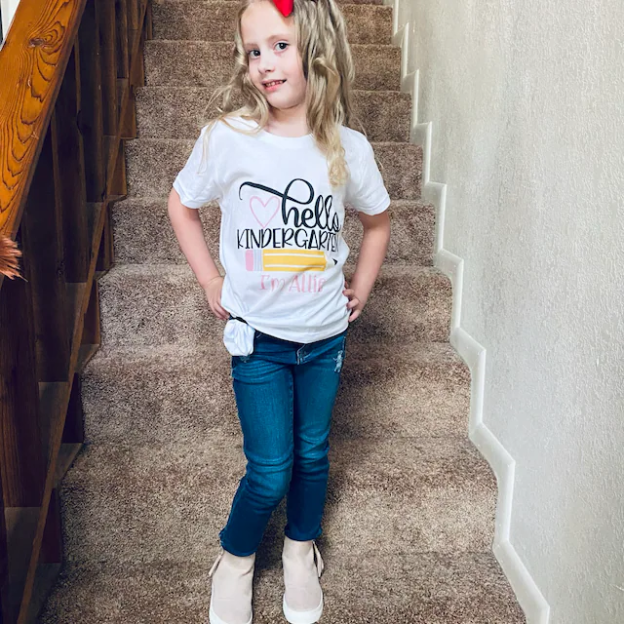 Personalized Kids First Day Of School T-Shirt| Cloth167