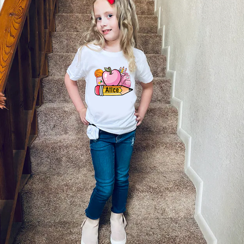 Personalized Kids Back To Schoo T-Shirt| Cloth176
