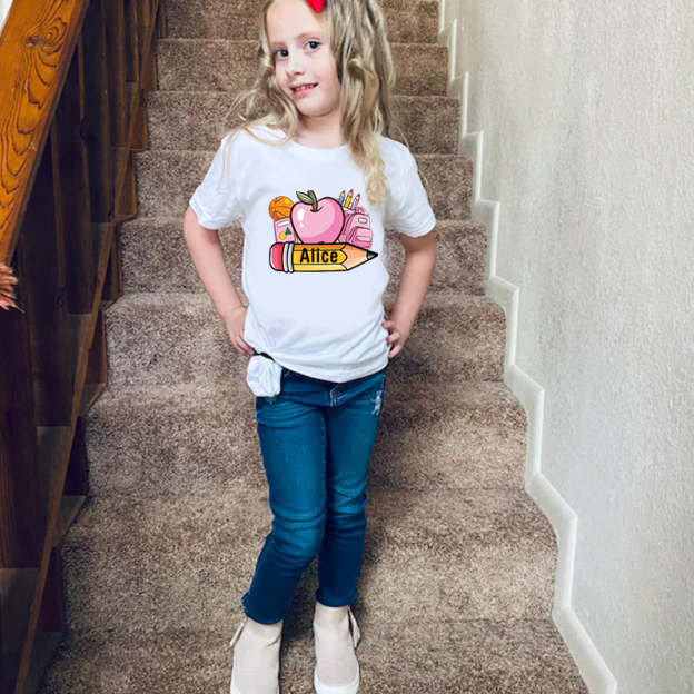 Personalized Kids Back To Schoo T-Shirt| Cloth176
