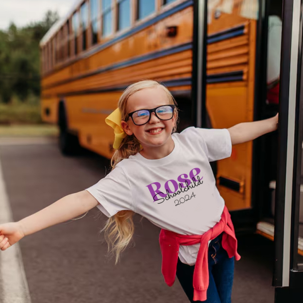 Personalized Kids School child T-Shirt| Cloth1406