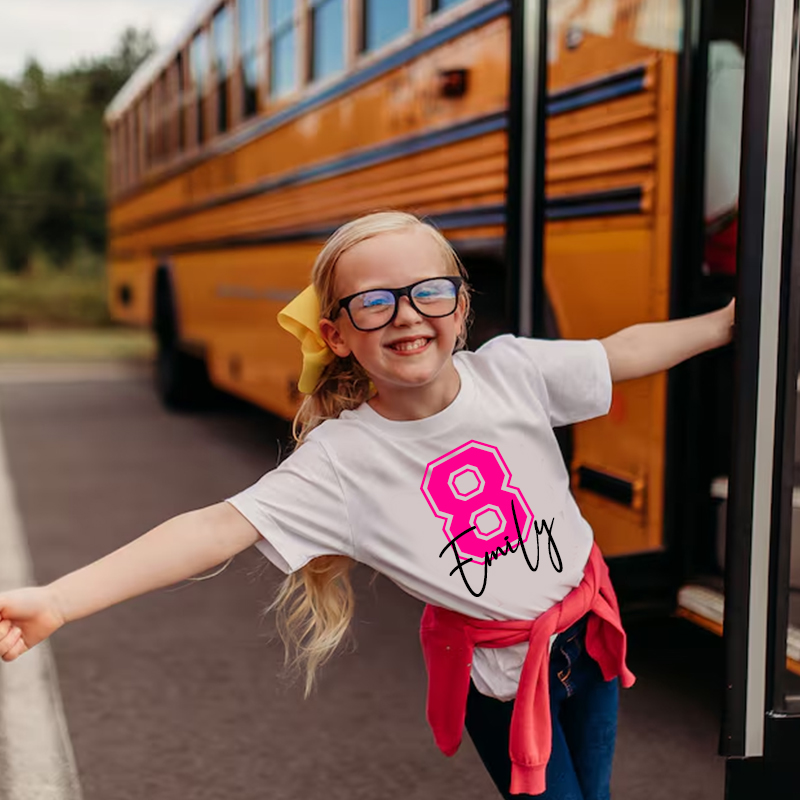 Personalised Kid Birthday Unisex T-Shirt| Cloth1409