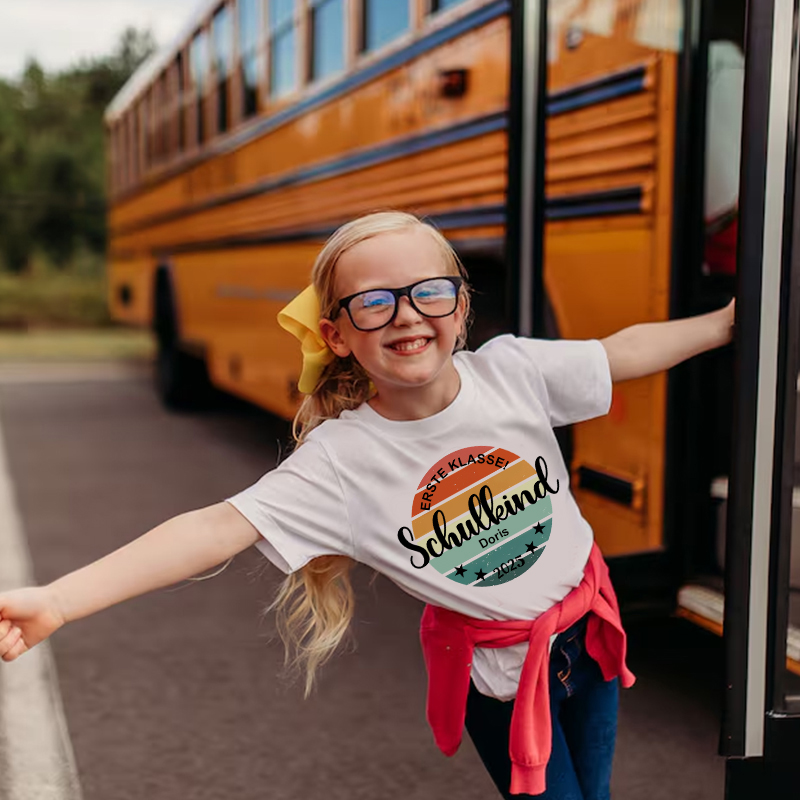 Personalized Kids Back To School T-Shirt| Cloth1484