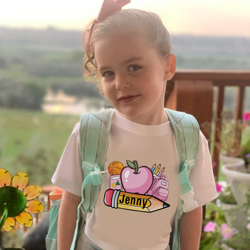 Personalized Kids Back To Schoo T-Shirt| Cloth176