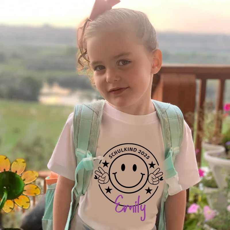 Personalized Kids Back To School Name T-Shirt| Cloth1479