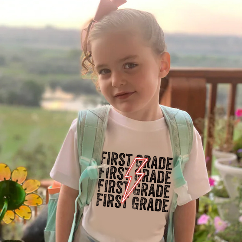 Personalized Kids Back To School Name T-Shirt| Cloth1480