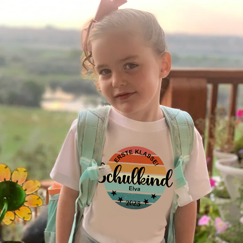 Personalized Kids Back To School T-Shirt| Cloth1484