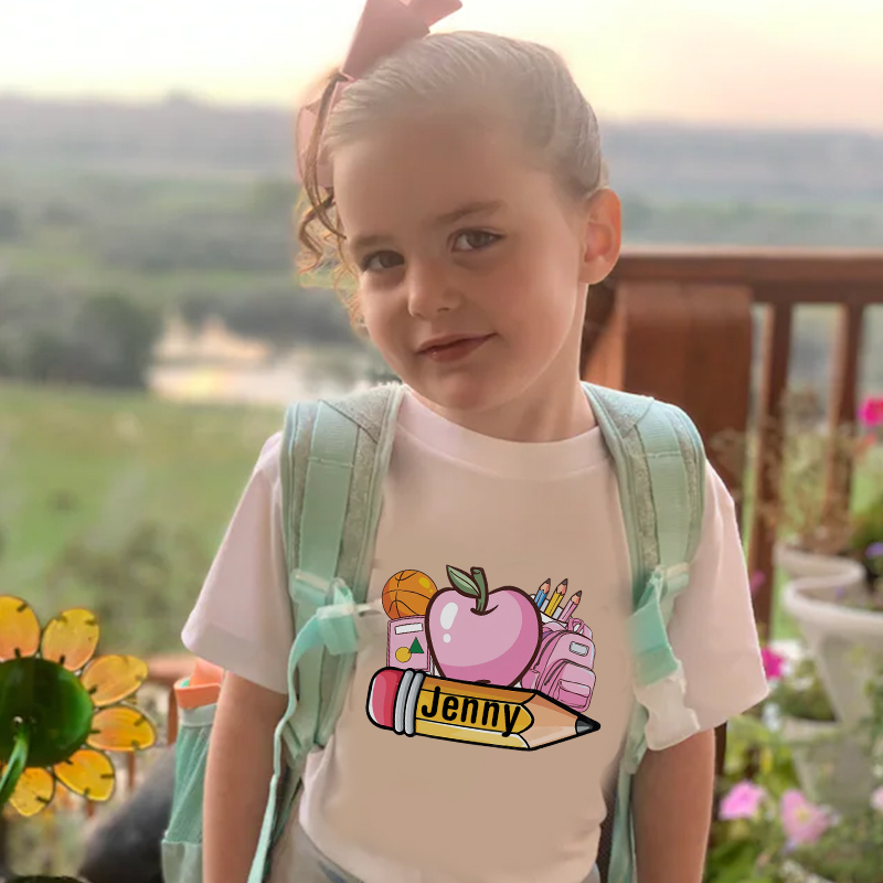Personalized Kids Back To Schoo T-Shirt| Cloth176